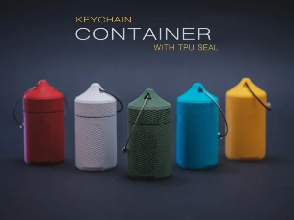Keychain Pill Container (Set of 2)